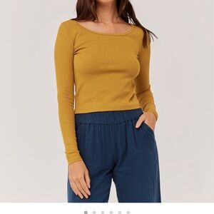 Women's Chai Ribbed Crop Long - Pact